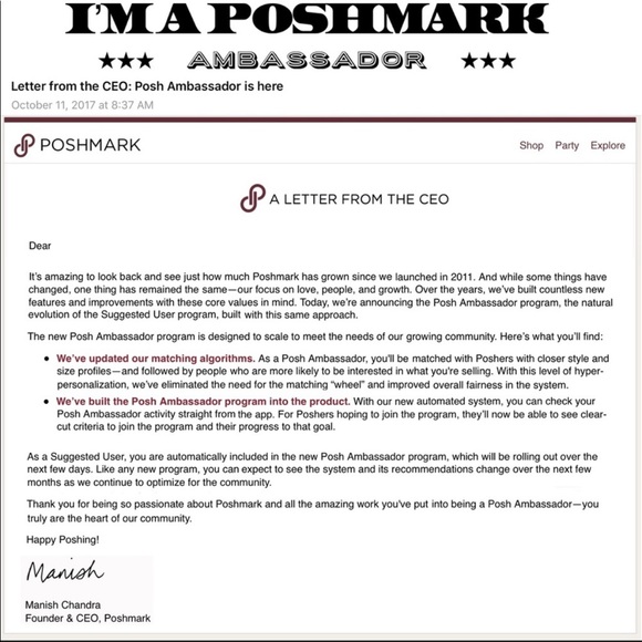 🦄 Meet your Posher.... 🦄

Hi, I’m Atmaja! - Picture 1 of 3